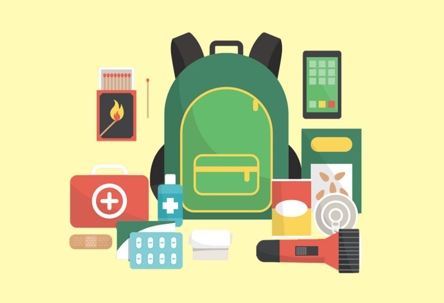 backpack with everything you need